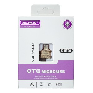 تبدیل USB به Micro-USB کلومن (OTG Micro-USB) مدل K-0T09